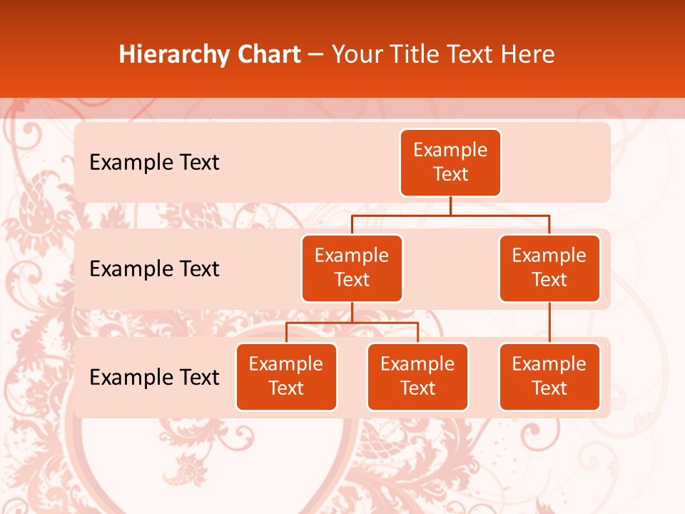 Pattern Frame Flower PowerPoint Template