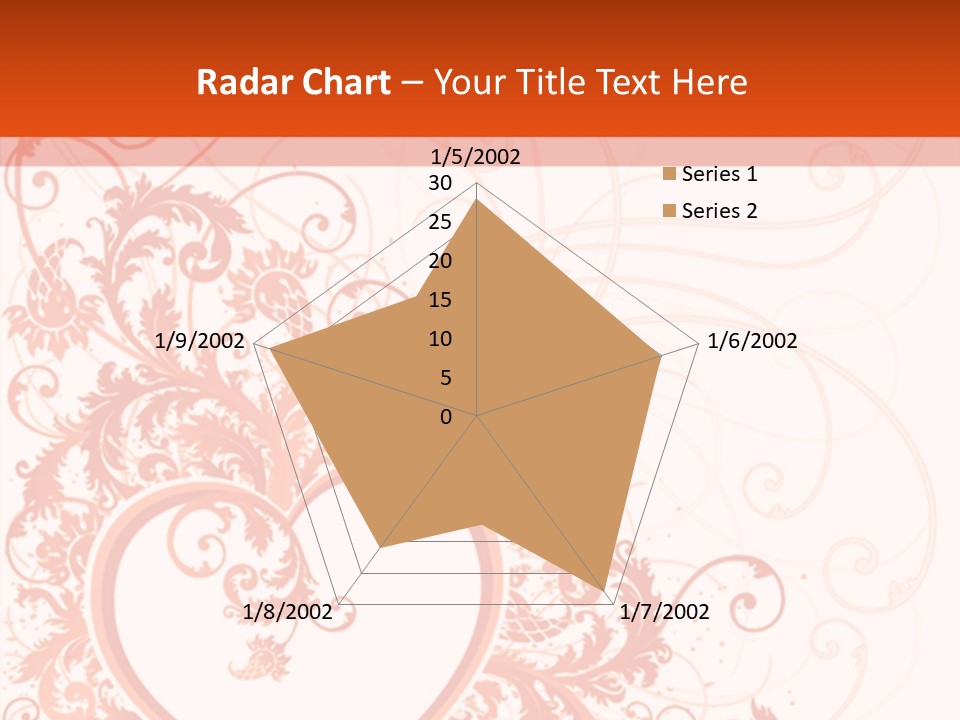 Pattern Frame Flower PowerPoint Template