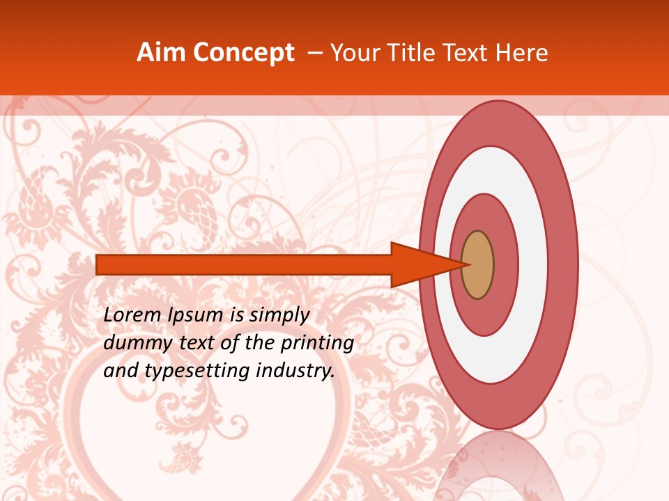 Pattern Frame Flower PowerPoint Template