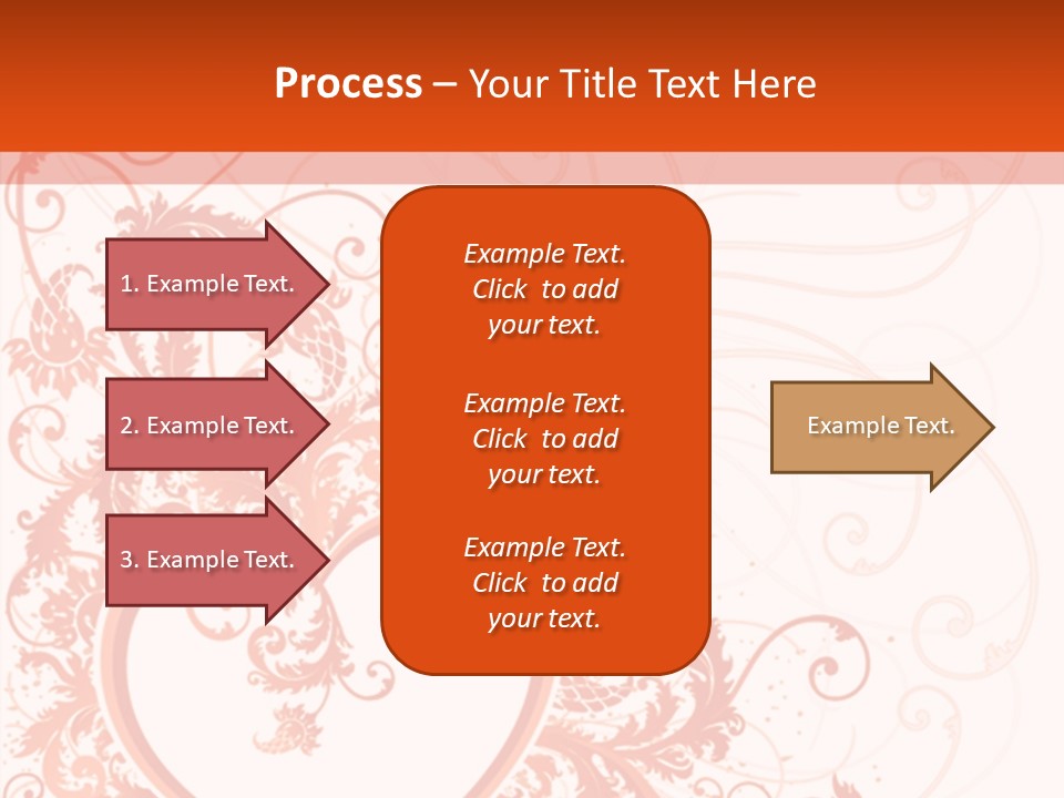 Pattern Frame Flower PowerPoint Template