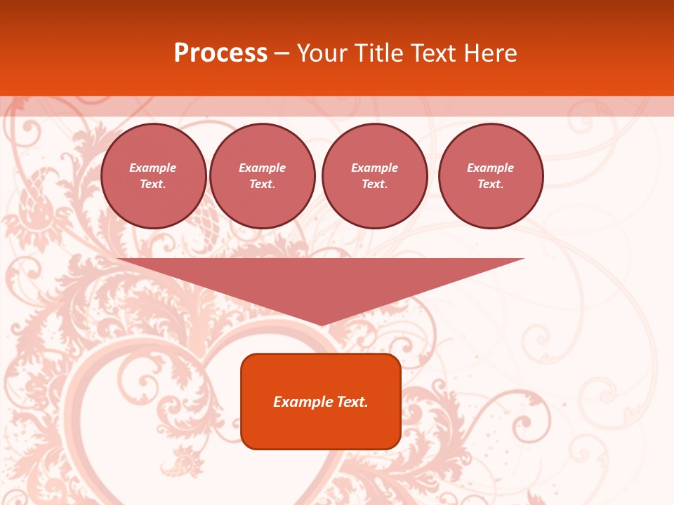 Pattern Frame Flower PowerPoint Template