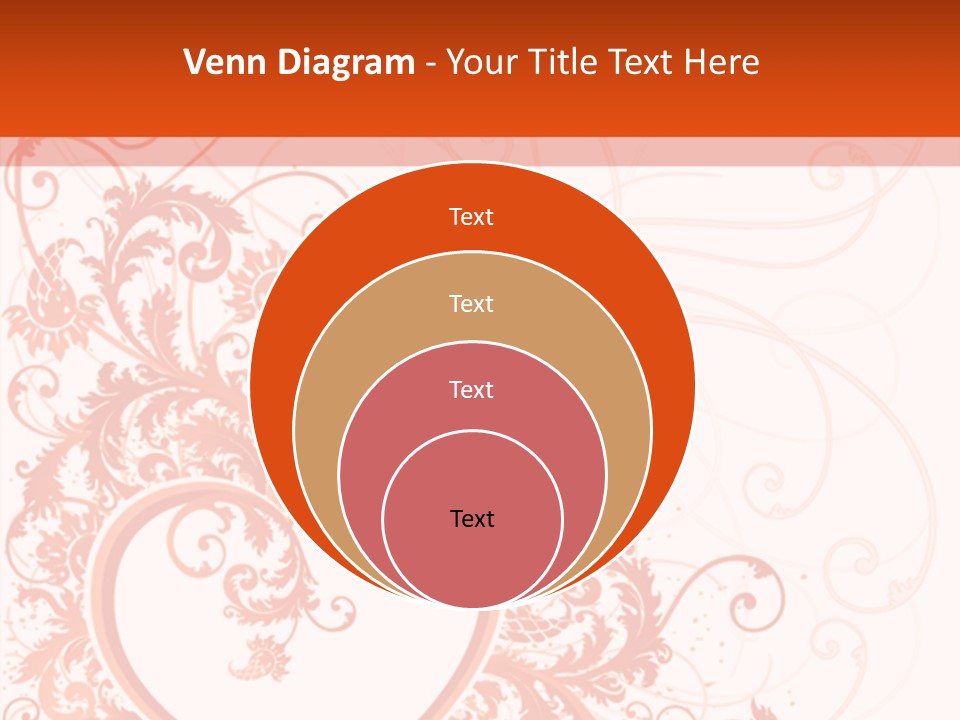 Pattern Frame Flower PowerPoint Template