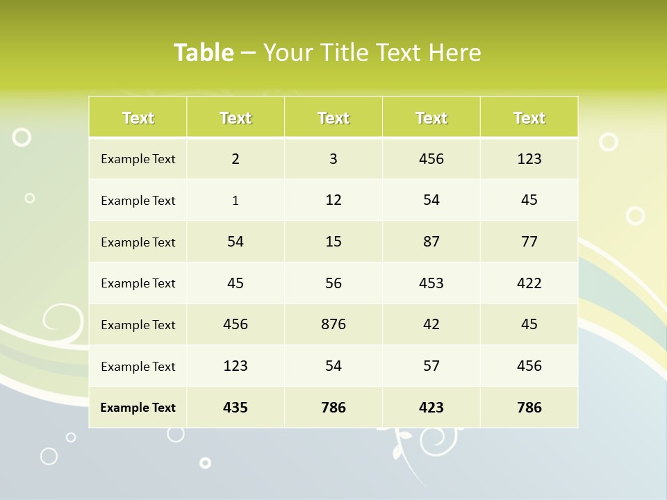 Isolated Expensive Furniture PowerPoint Template