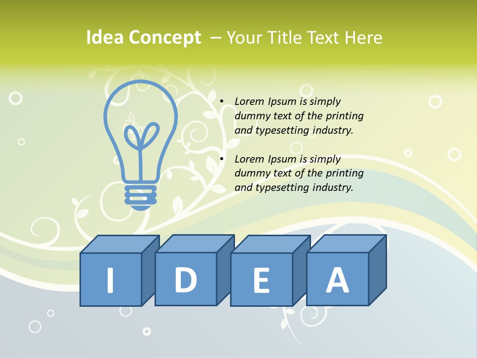 Isolated Expensive Furniture PowerPoint Template