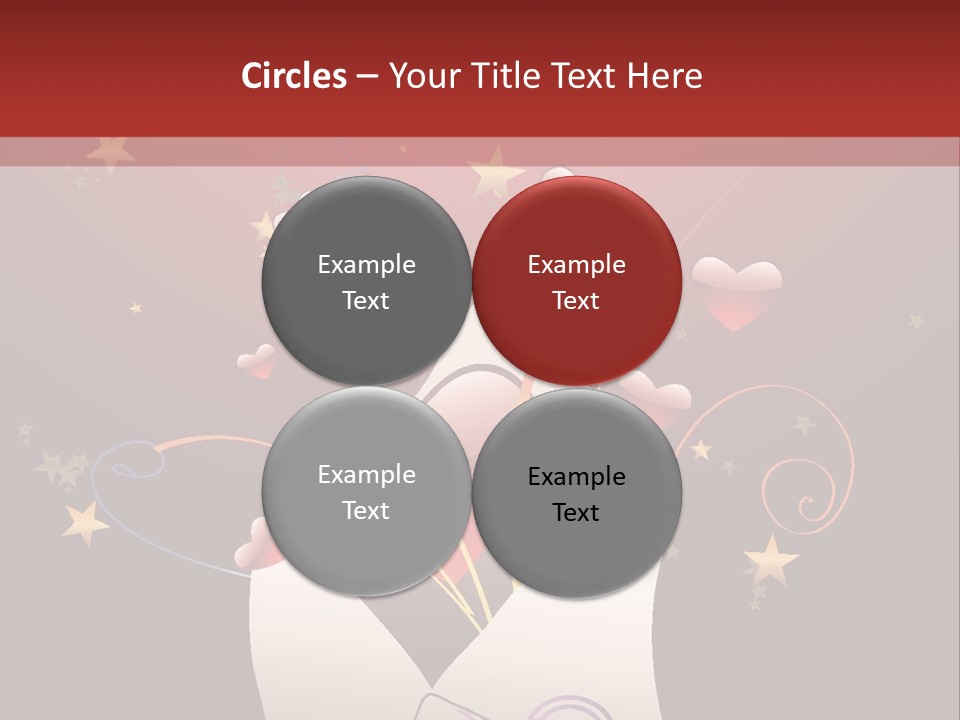 An Envelope With Hearts Coming Out Of It PowerPoint Template