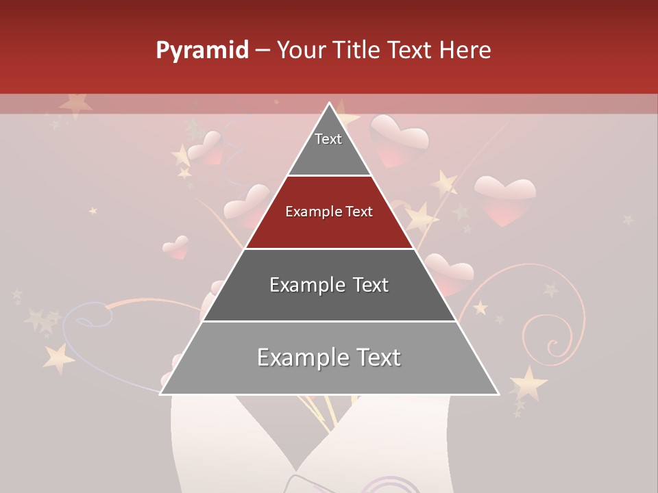 An Envelope With Hearts Coming Out Of It PowerPoint Template