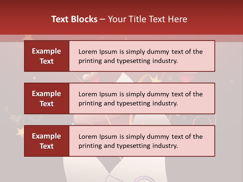 An Envelope With Hearts Coming Out Of It PowerPoint Template