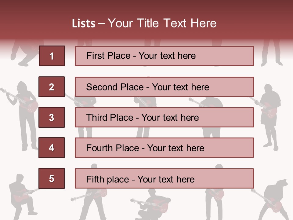 Modern Show Man PowerPoint Template