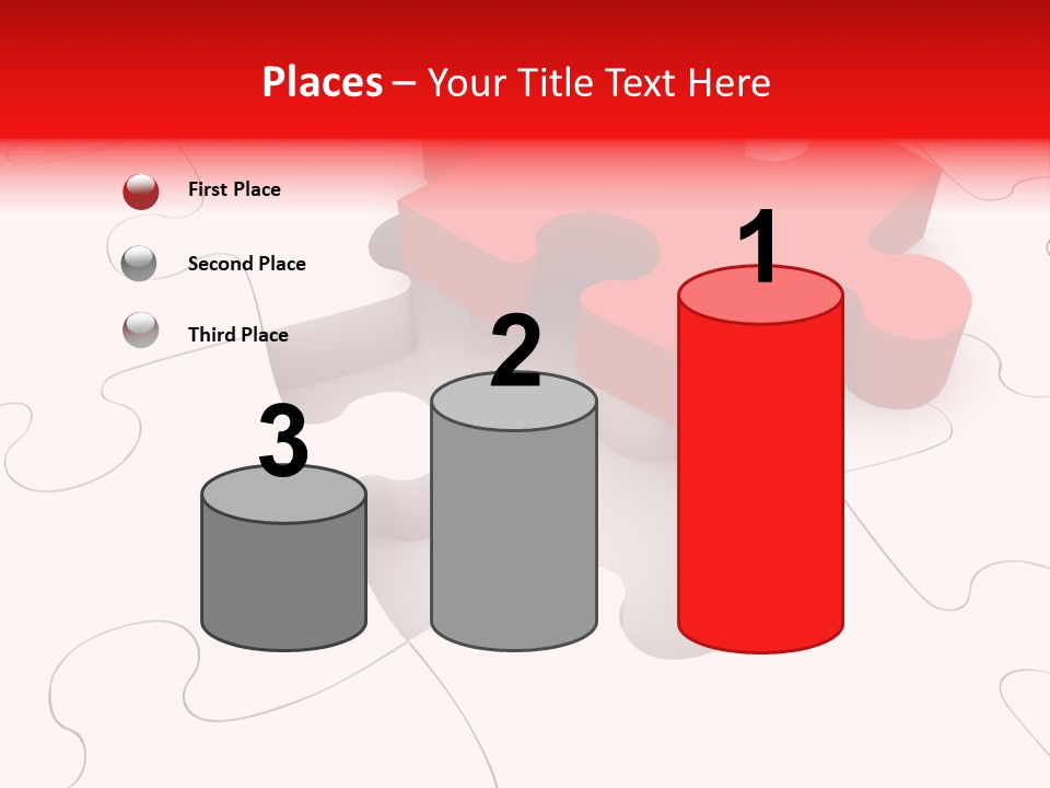 Lost Puzzle Image PowerPoint Template