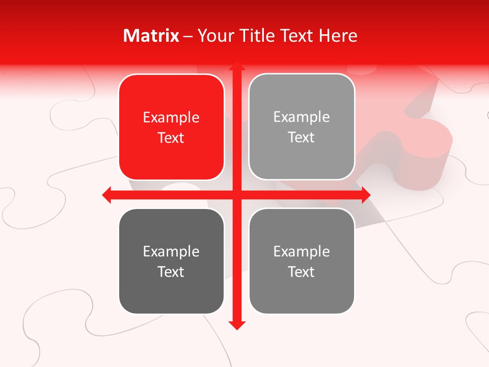 Lost Puzzle Image PowerPoint Template