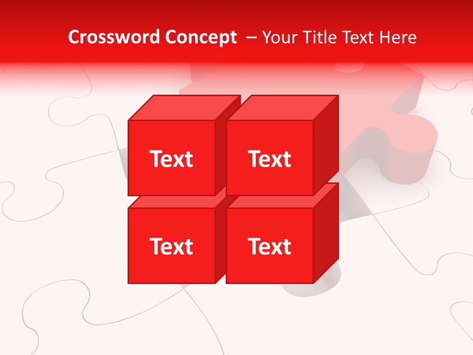 Lost Puzzle Image PowerPoint Template