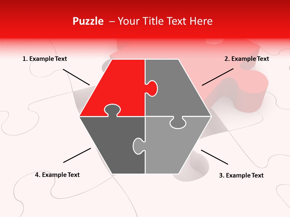 Lost Puzzle Image PowerPoint Template