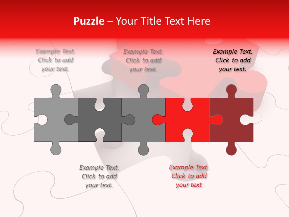 Lost Puzzle Image PowerPoint Template