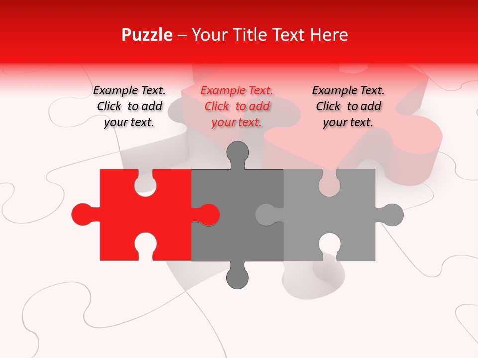 Lost Puzzle Image PowerPoint Template