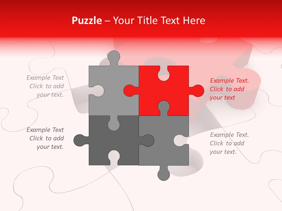 Lost Puzzle Image PowerPoint Template