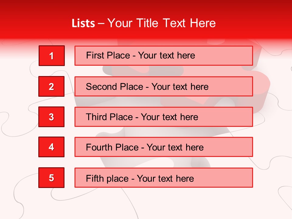 Lost Puzzle Image PowerPoint Template