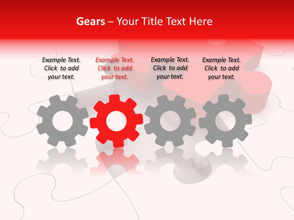 Lost Puzzle Image PowerPoint Template