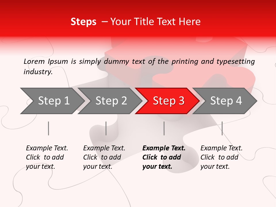 Lost Puzzle Image PowerPoint Template