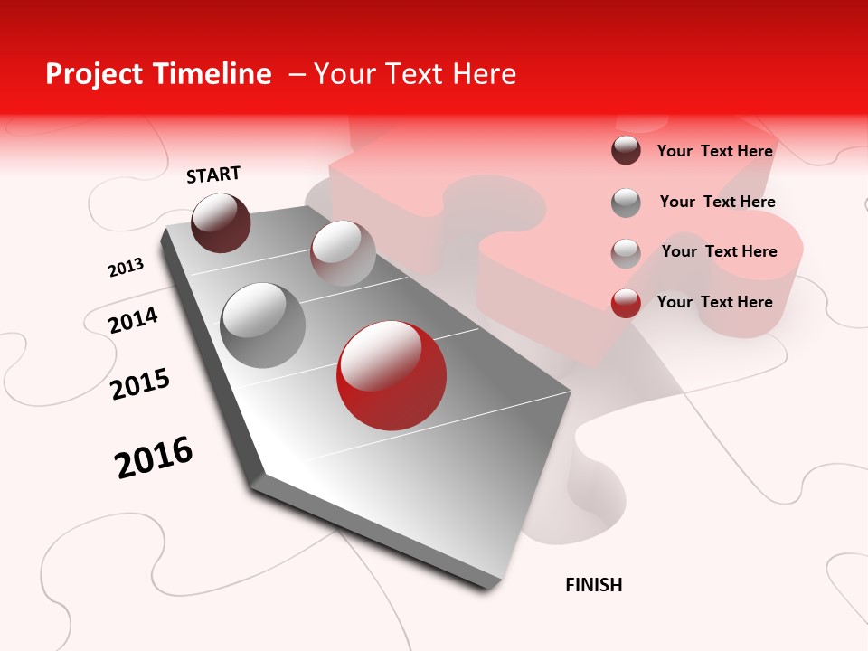 Lost Puzzle Image PowerPoint Template