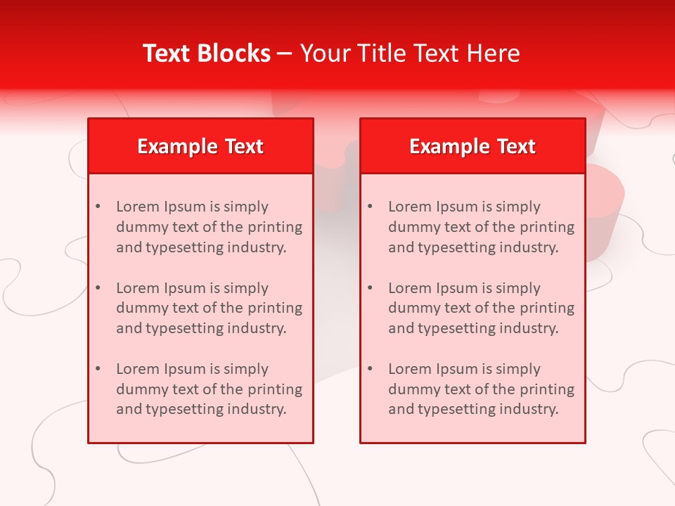 Lost Puzzle Image PowerPoint Template