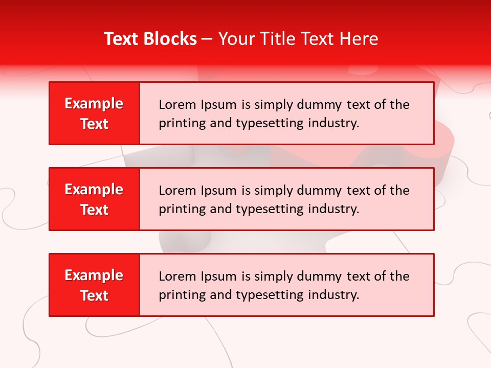 Lost Puzzle Image PowerPoint Template