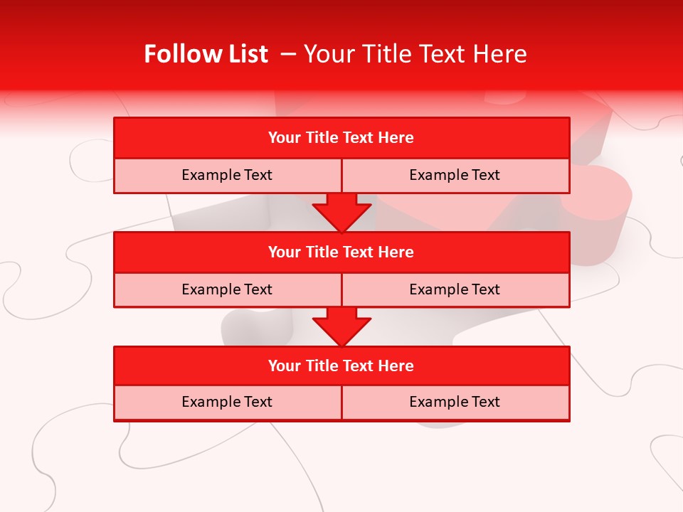 Lost Puzzle Image PowerPoint Template