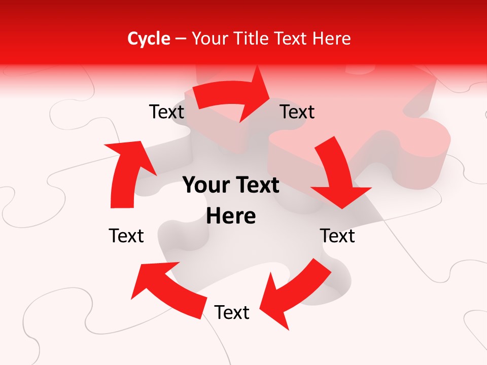 Lost Puzzle Image PowerPoint Template