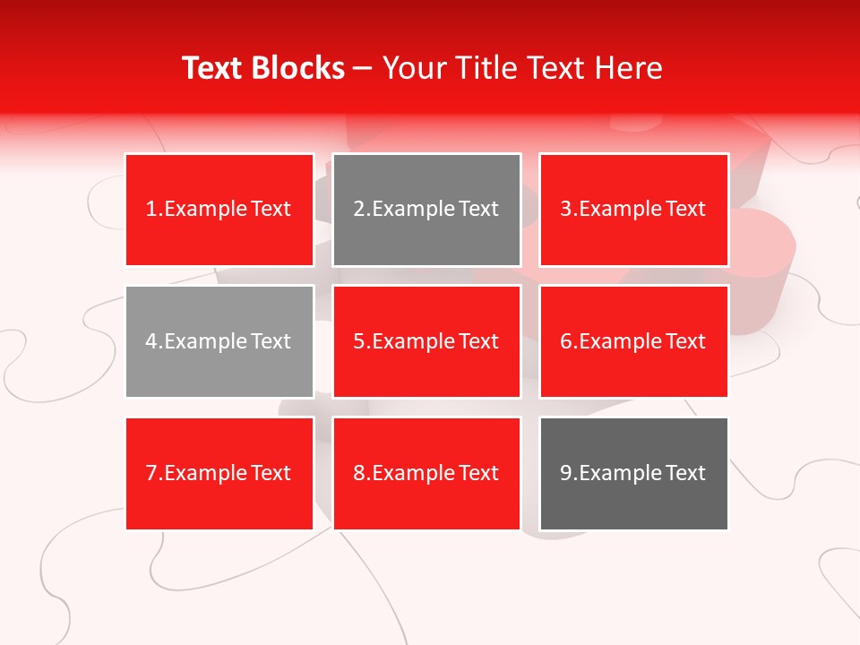 Lost Puzzle Image PowerPoint Template