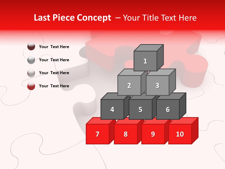 Lost Puzzle Image PowerPoint Template