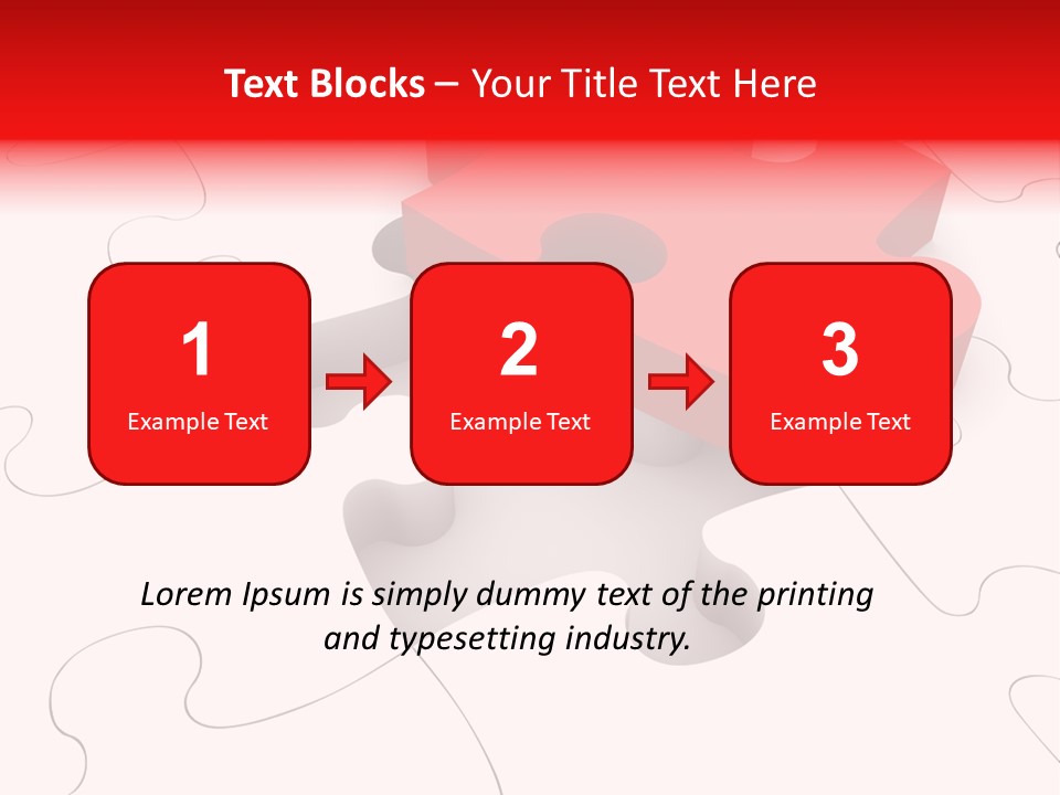 Lost Puzzle Image PowerPoint Template