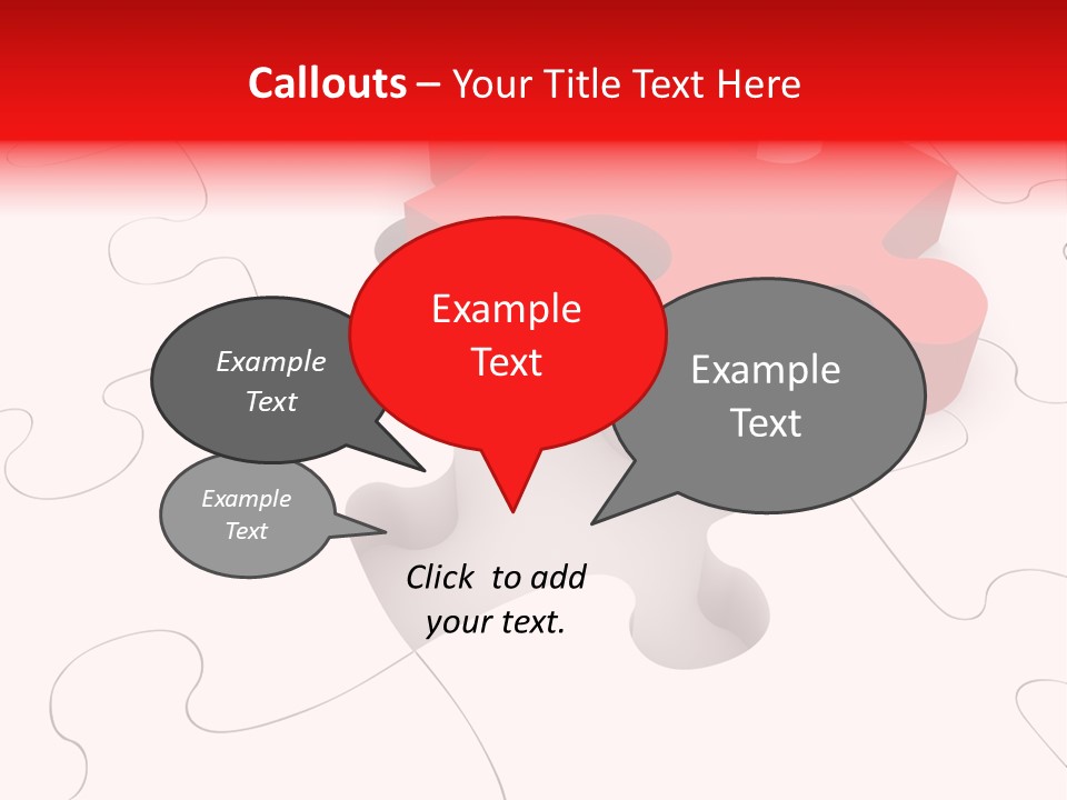 Lost Puzzle Image PowerPoint Template