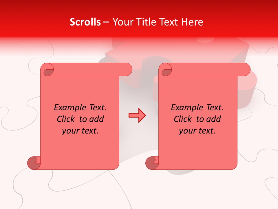 Lost Puzzle Image PowerPoint Template