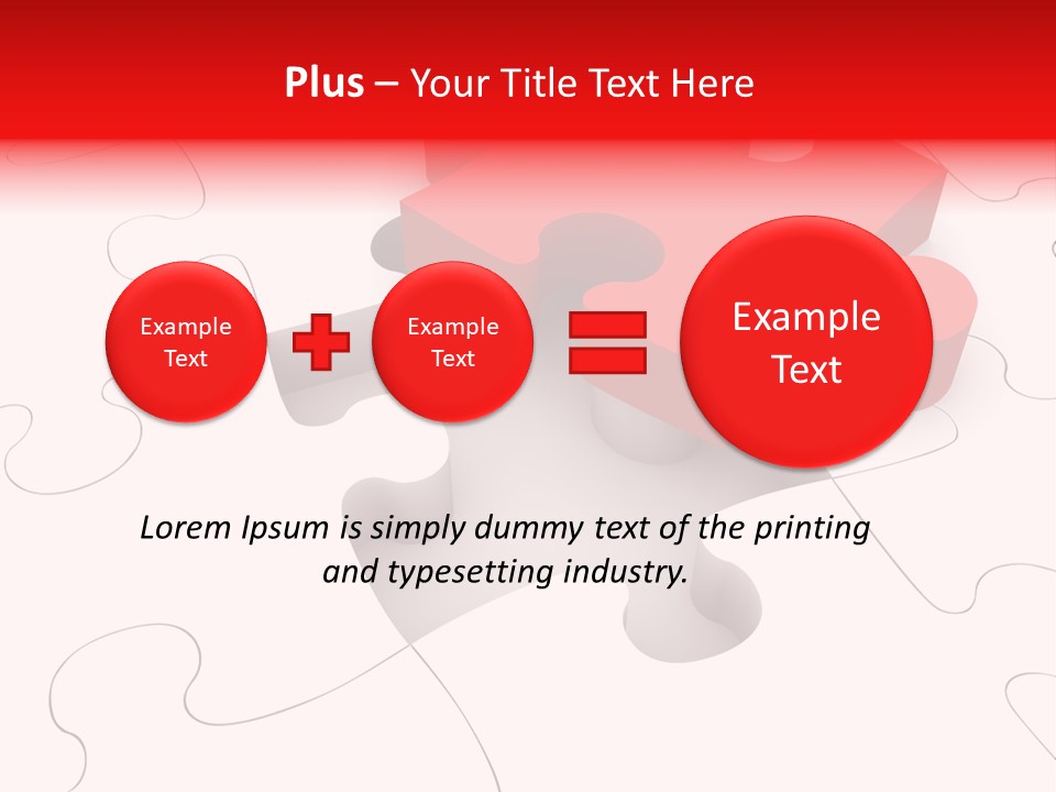 Lost Puzzle Image PowerPoint Template