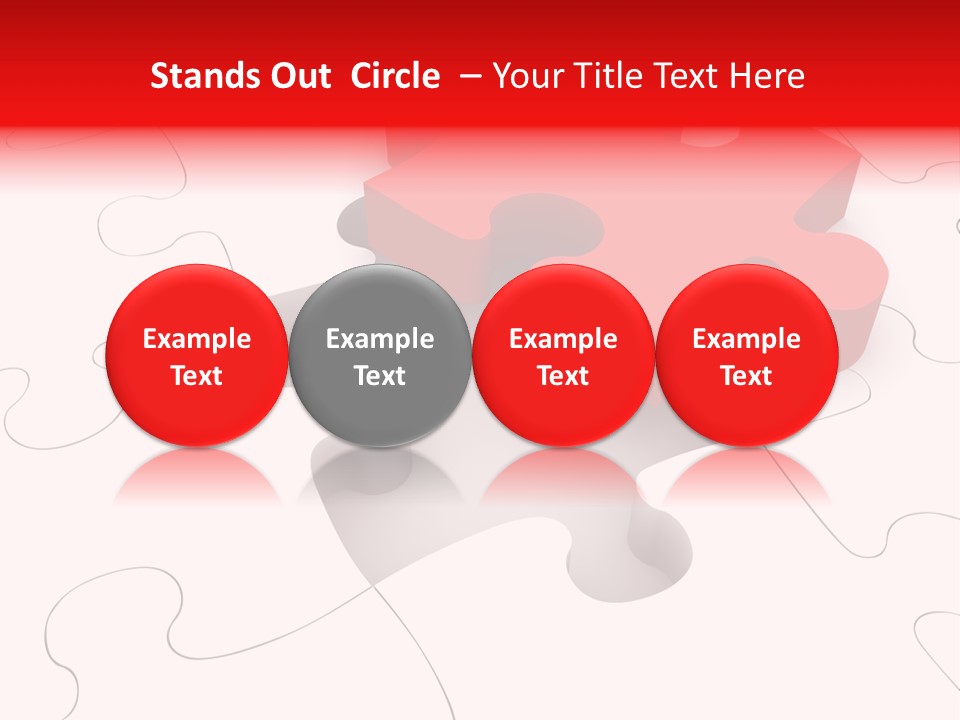 Lost Puzzle Image PowerPoint Template