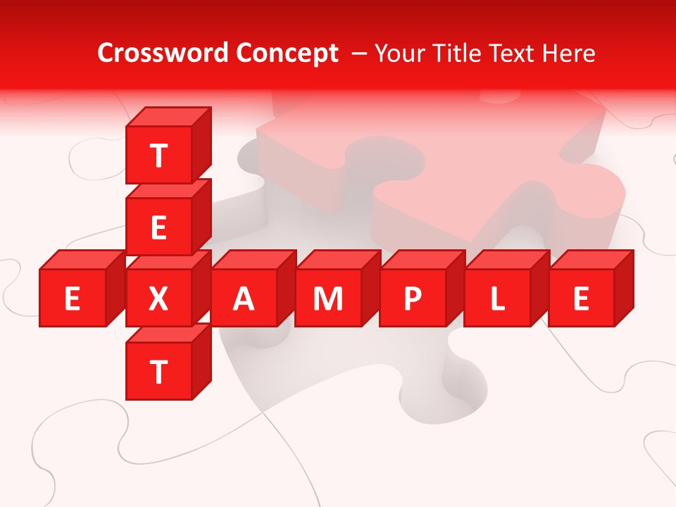 Lost Puzzle Image PowerPoint Template