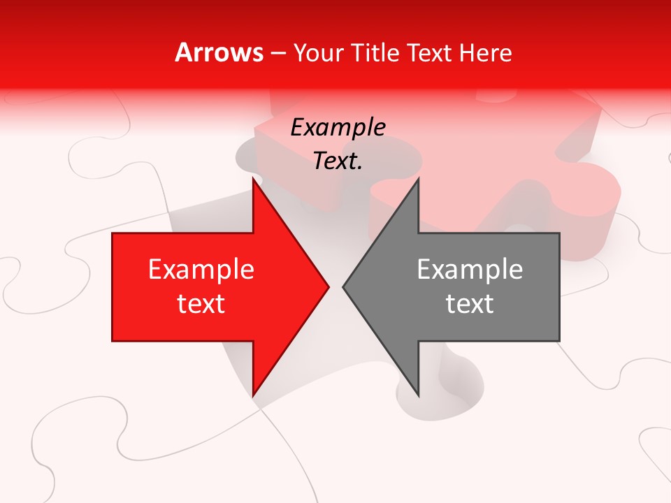 Lost Puzzle Image PowerPoint Template