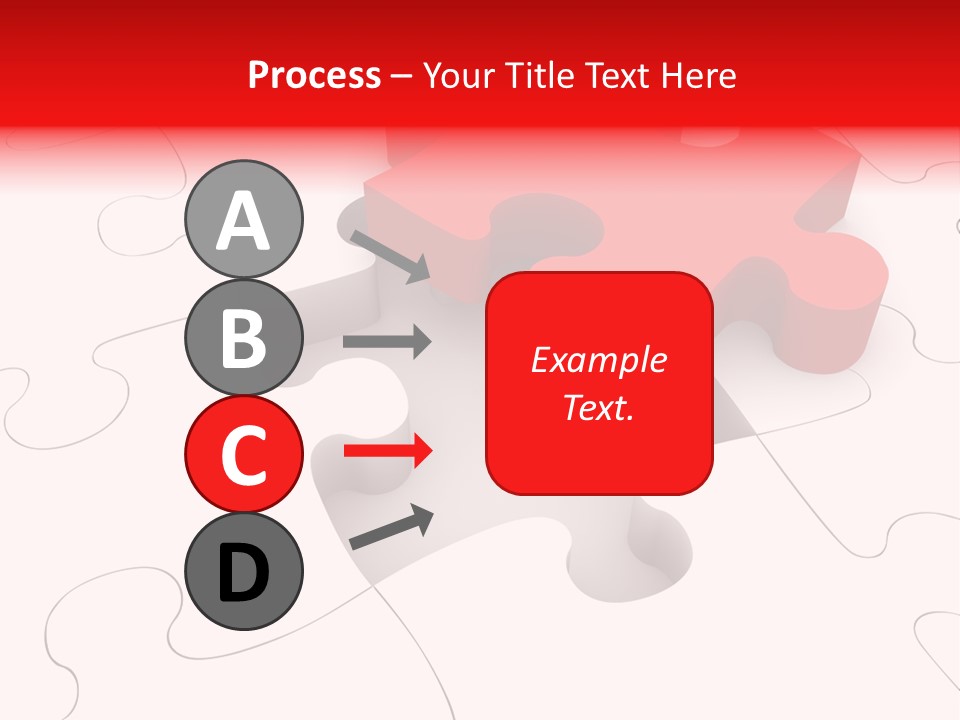 Lost Puzzle Image PowerPoint Template