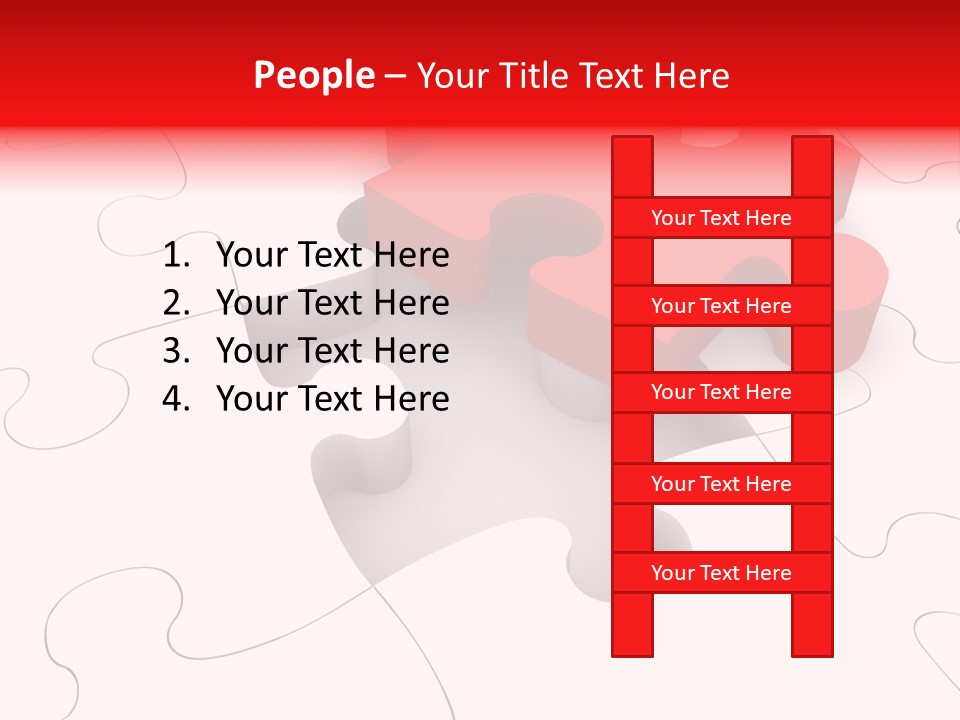 Lost Puzzle Image PowerPoint Template