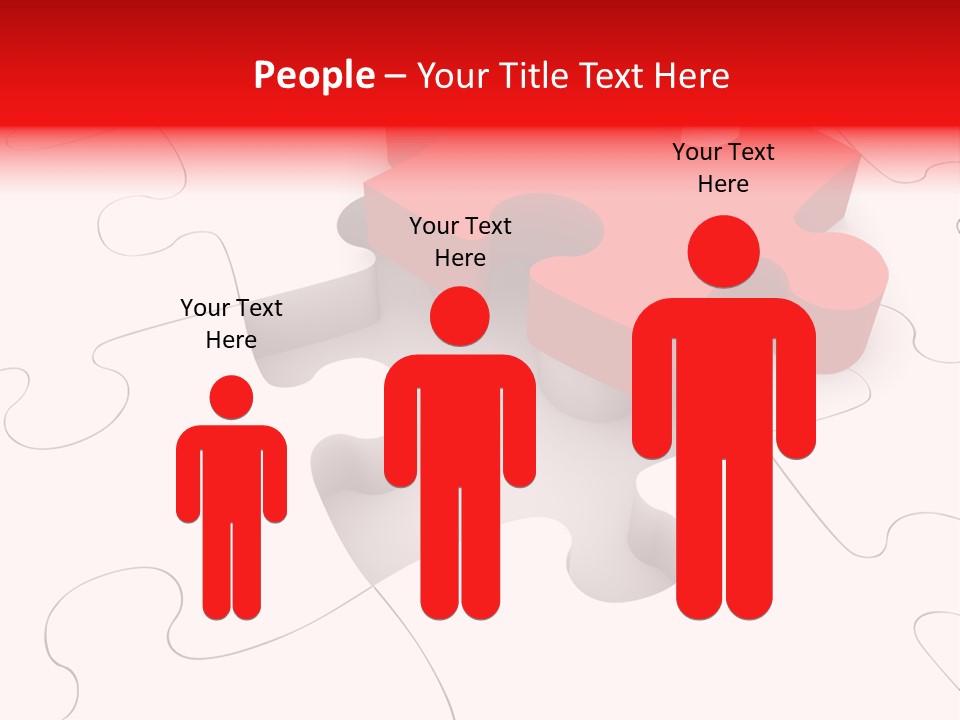 Lost Puzzle Image PowerPoint Template