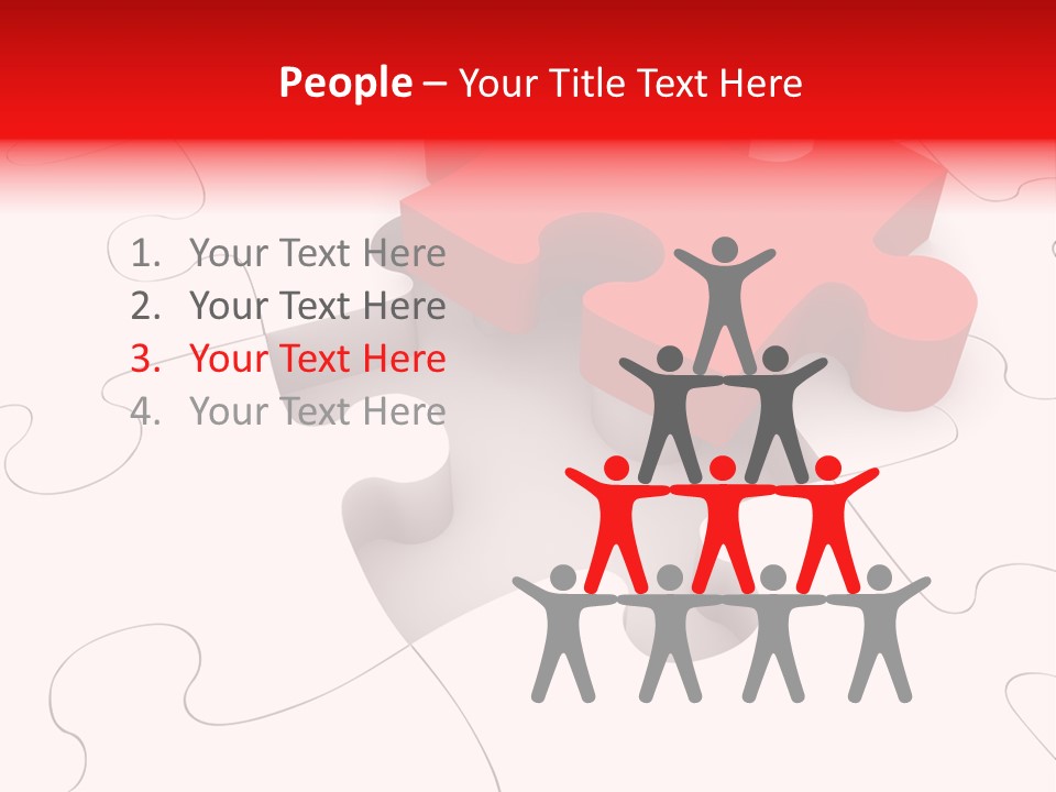 Lost Puzzle Image PowerPoint Template