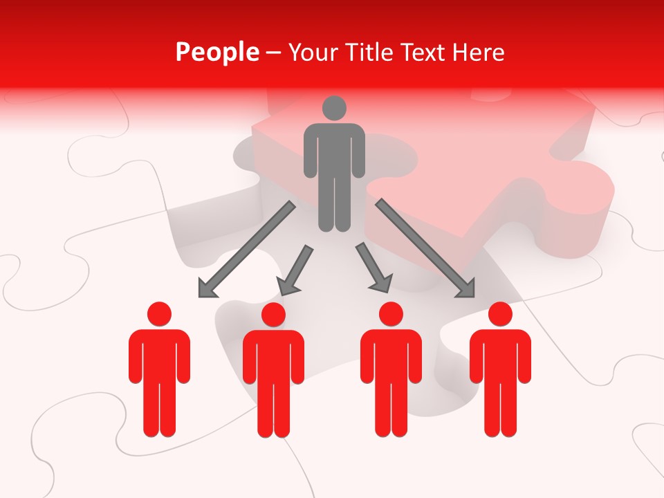 Lost Puzzle Image PowerPoint Template