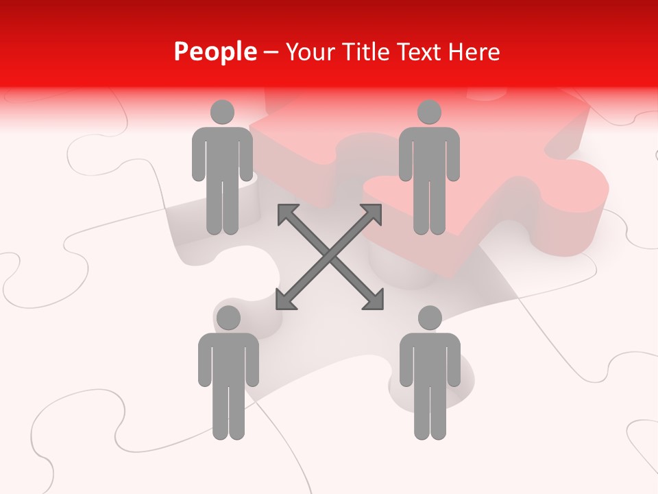 Lost Puzzle Image PowerPoint Template