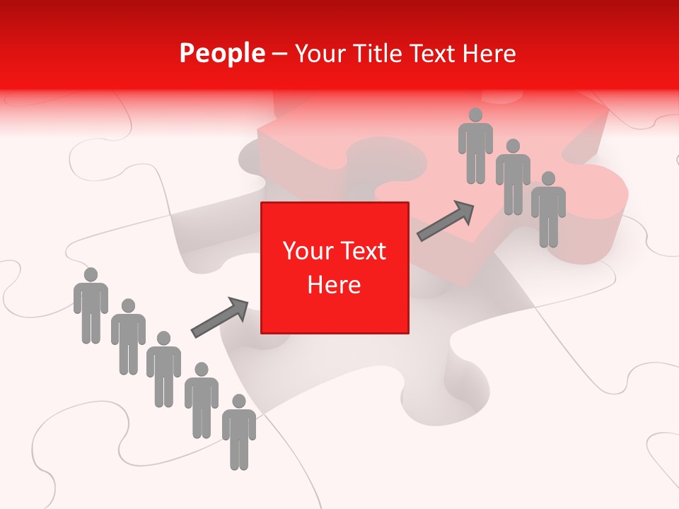 Lost Puzzle Image PowerPoint Template