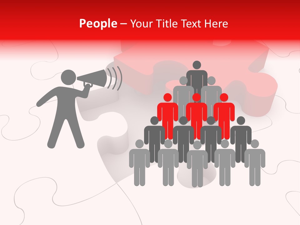 Lost Puzzle Image PowerPoint Template