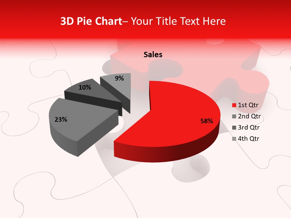 Lost Puzzle Image PowerPoint Template