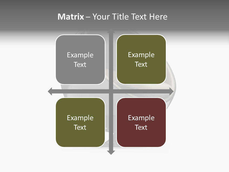 Isolated Expensive Furniture PowerPoint Template
