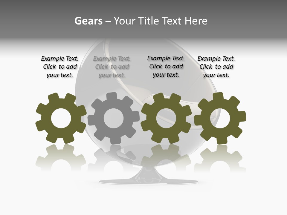 Isolated Expensive Furniture PowerPoint Template