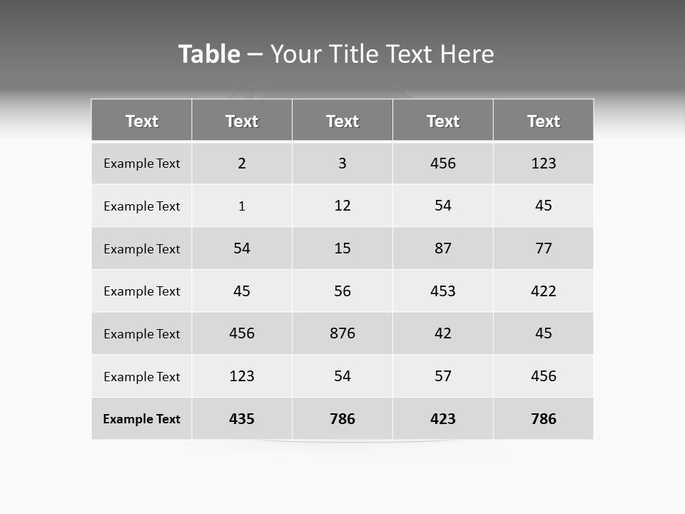 Isolated Expensive Furniture PowerPoint Template