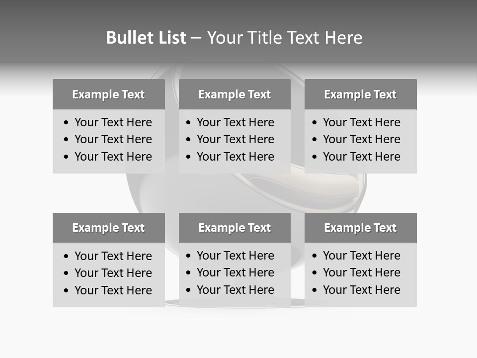 Isolated Expensive Furniture PowerPoint Template