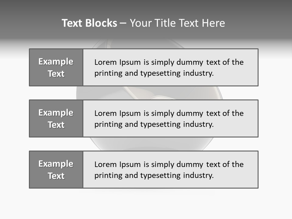 Isolated Expensive Furniture PowerPoint Template